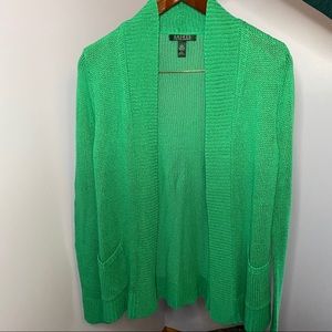 Ralph lauren green cardigan